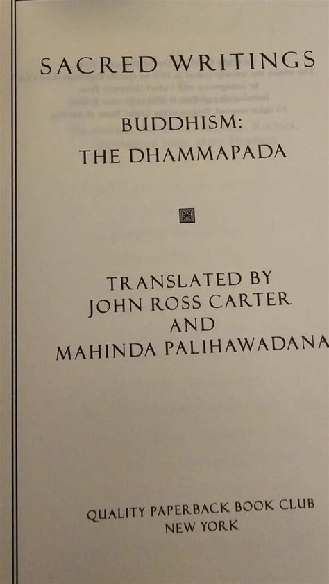 Buddhism the Dhammapada Scared Writings John Ross | eBay