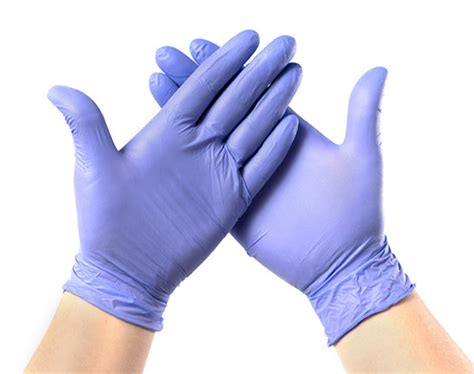 Non-Medical Protective Nitrile Purple Gloves FDA CE Approved