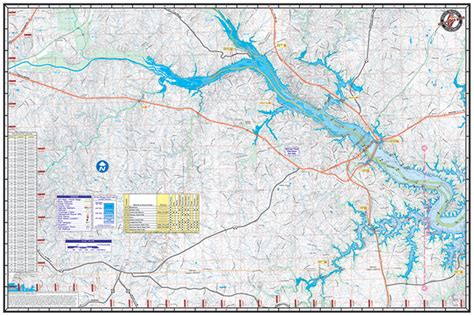 JH Kerr Reservoir/Buggs Island #1900 – Kingfisher Maps, Inc.