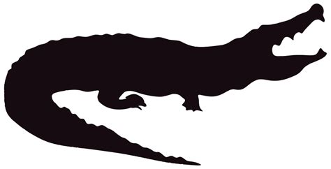 Alligator Crocodile Silhouette Clip art - alligator png download - 1000 ...