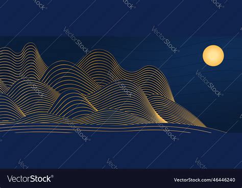 Mountains landscape abstract geometric background Vector Image