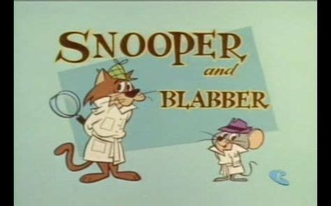 Snooper and Blabber | Classic cartoon characters, Old cartoons, Retro ...