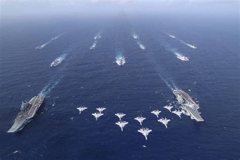 China Conducts First Dual Carrier Op In South China Sea