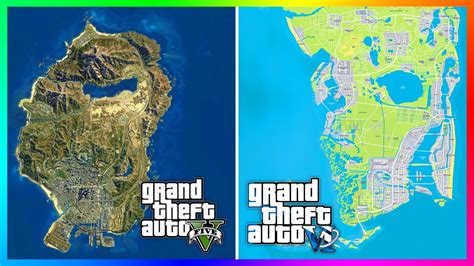 GTA Map Size Comparison