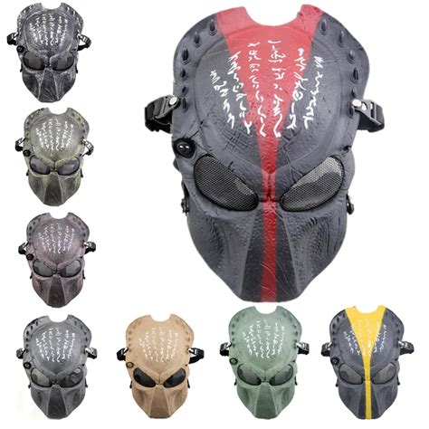 Free Shipping Halloween Cosplay Costumes Helmets Predator Mask CS Game ...