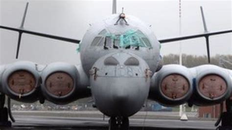 Nimrod spy plane goes on display in East Midlands - BBC News