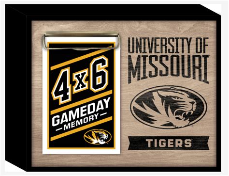 Mizzou Tigers Wooden Block Clip Photo Frame – Tiger Team Store