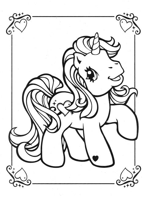 My Little Pony G3 Books Coloring Pages