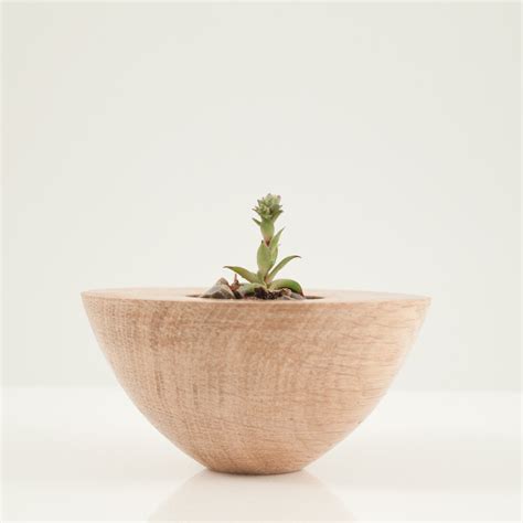 Reclaimed wood succulent planter oak wood eco by maapstudioplus