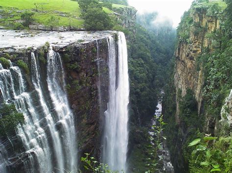 Magwa Falls, Eastern Cape, South Africa with creek | South africa travel, Waterfall, River falls