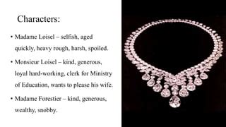 The necklace by Guy de Maupassant. | PPT