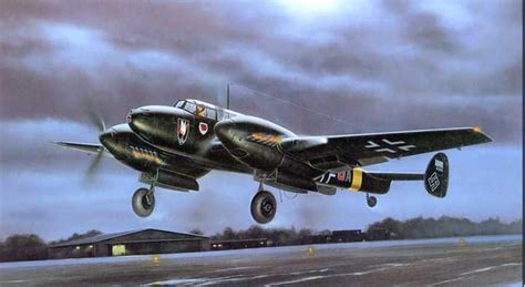 Messerschmitt Me-110 and Me-210 WW2 Fighters