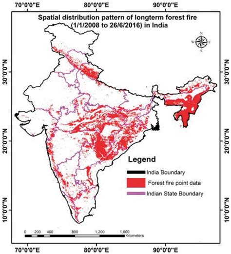 Long-term forest fires events in India | Download Scientific Diagram