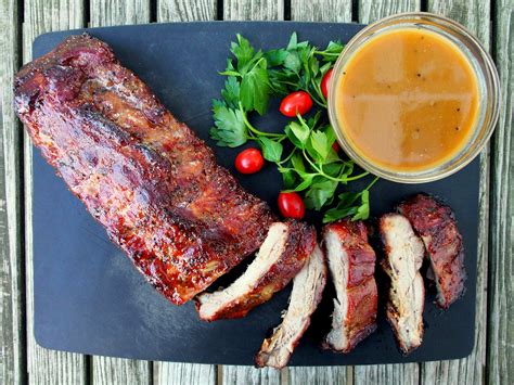 BAKED BABY BACK PORK RIBS WITH HONEY MUSTARD GLAZE – The Weathered Grey Table