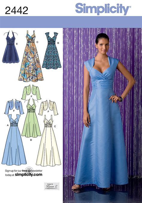 Formal Dress Sewing Patterns – FREE PATTERNS