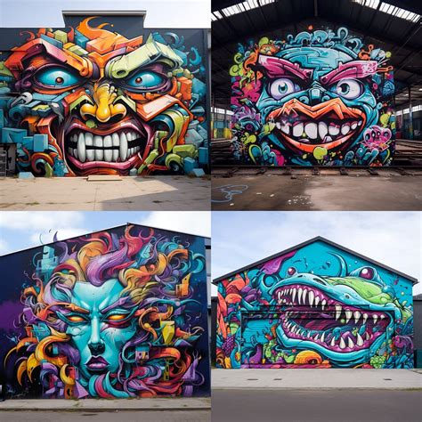 Graffiti AI Art Style - Vibrant Street Art Transformations - Graffiti ...