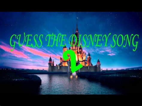 Guess the Disney Song 2 - YouTube