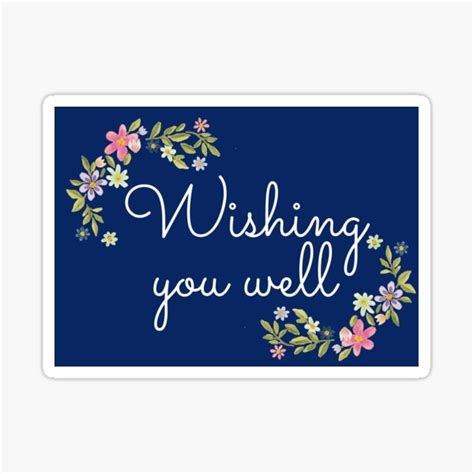 "Wishing you well" Sticker for Sale by SailorMoon1993 | Redbubble