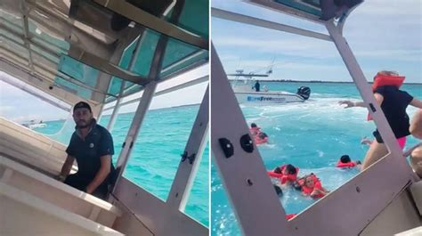 Bahamas boat sinks and passengers jumps into water as woman relives ordeal