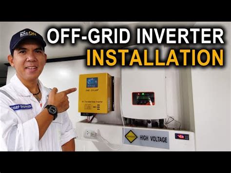 Off-Grid Inverter Installation with Diagram - YouTube