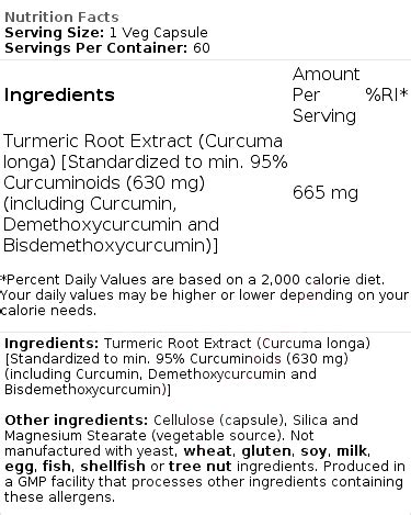 Curcumin 60 Capsules