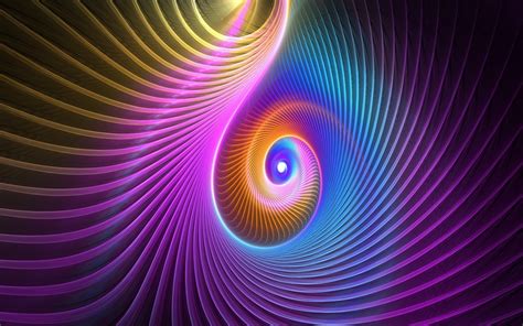 neon spiral abstract hd wallpaper 1920x1200 10744 Wallpapers HD ...