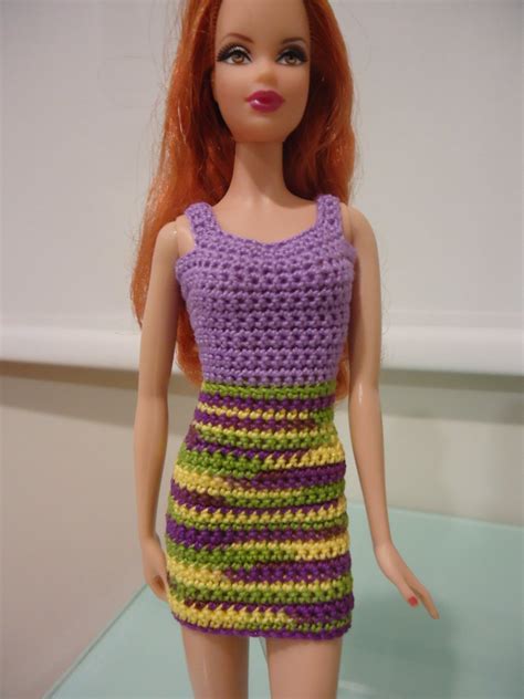 Barbie Simple Sheath Dress (Free Crochet Pattern) - FeltMagnet