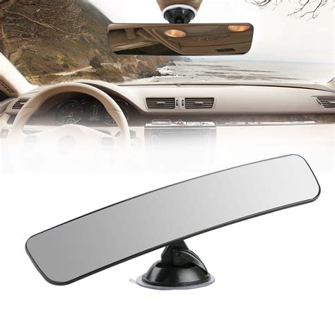 Rear View Mirror, Universal Car Truck Mirror Interior Rear View Mirror Suction Cup Rearview ...