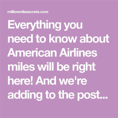 American Airlines miles review: Your guide on how to use them | American airlines, Airline miles ...