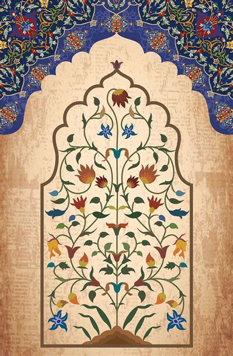 Mughal & Persian on Behance Islamic Motifs, Islamic Art Pattern, Persian Motifs, Pattern Art ...