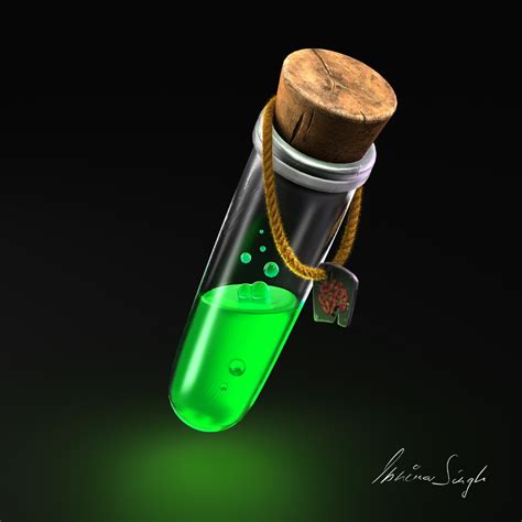 Vial of magic potion, Abhinav Singh | Potions, Magic bottles, Vials