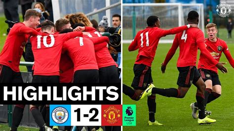 U18 Highlights | Man City 1-2 United | The Academy - YouTube