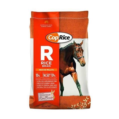 CopRice R Rice Bran Pellets 20kg - Southern Sport Horses