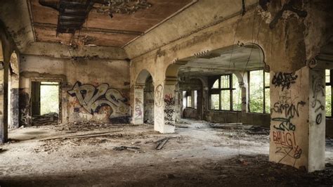 Abandoned building interior - Virtual Backgrounds