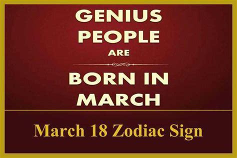 March 18 Zodiac Sign, March 18th Zodiac, Personality, Love, Compatibility, Career, Dreams, March ...