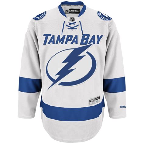 Tampa Bay Lightning Reebok Premier Away Jersey - White