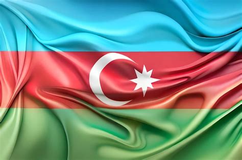 Premium Photo | Azerbaijan flag