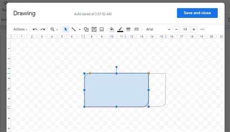 How to draw a shape on Google Docs