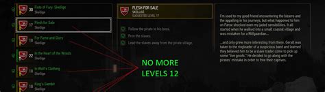 Increased Suggested Levels for Quests - Next Gen at The Witcher 3 Nexus ...