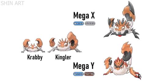 Krabby evolution | Pokemon pokedex, Pokemon teams, Pokemon pictures