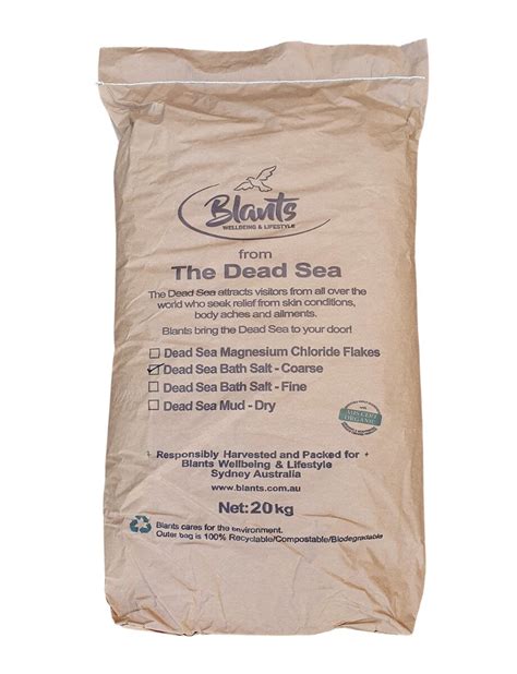 Dead Sea Salt 20kg – Blants New Zealand