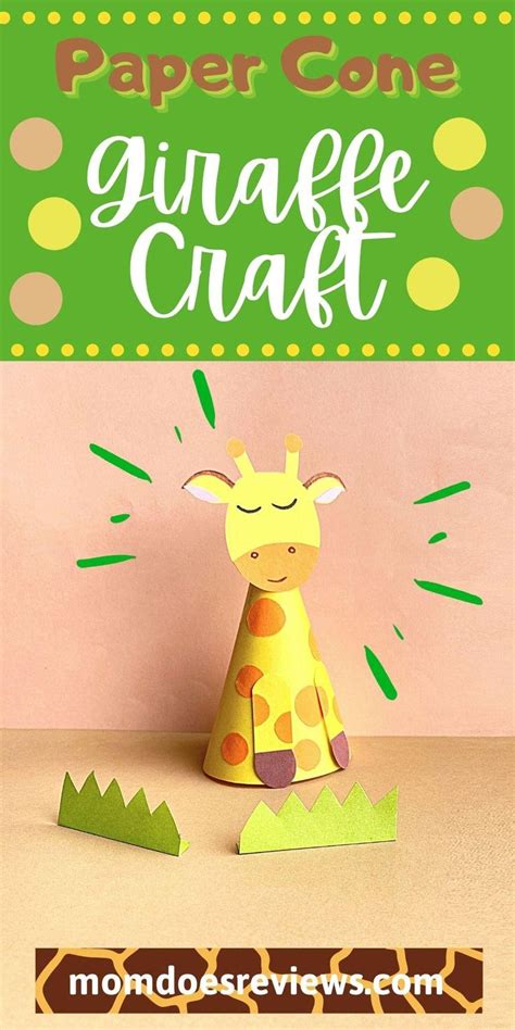 Adorable Paper Cone Giraffe Craft for Kids [Video] [Video] in 2021 | Giraffe crafts, Fun crafts ...