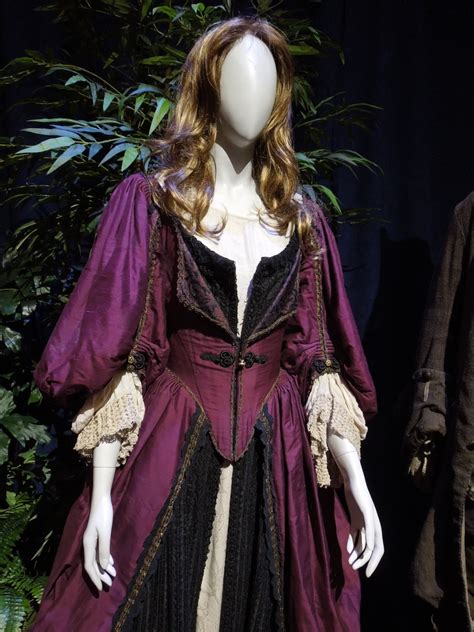 Elizabeth Swann costume worn by Keira Knightley in Pirates of the Caribbean on display ...