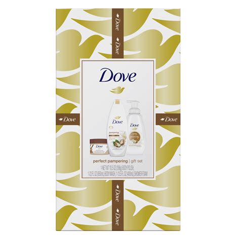 Dove Perfect Pampering Bath and Body Gift Set Nourishes Skin with Body ...