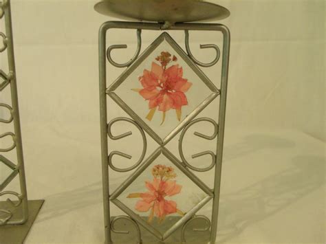 Pedestal candle holders - K-3 Glass