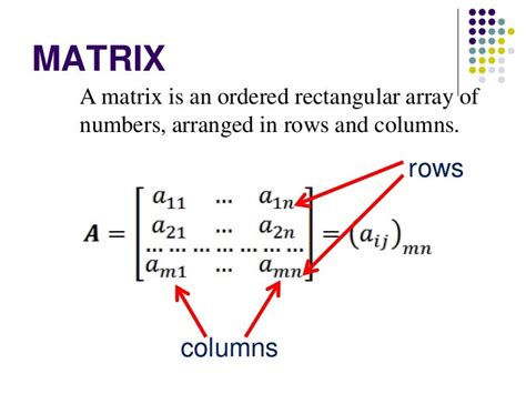 Matrix algebra