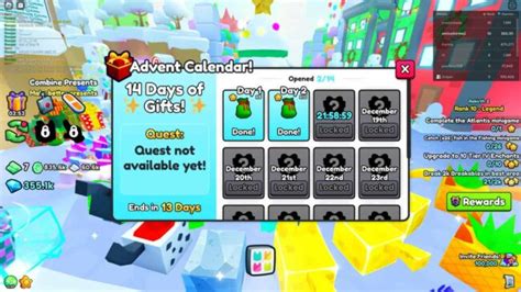 Pet Simulator 99 Advent Calendar - Hold to Reset