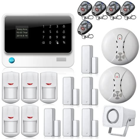 G90B Wireless Wifi GSM Home Security Alarm System Touch Screen IOS Android APP Burglar Security ...