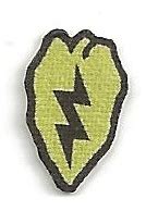 1:6 scale US Army 25th Infantry Division Patch, MultiCam | ONE SIXTH SCALE KING!