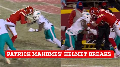 Patrick Mahomes' helmet company speaks out after infamous crack: 'It did its job' | Marca